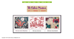 Desktop Screenshot of fabricmuseum.org
